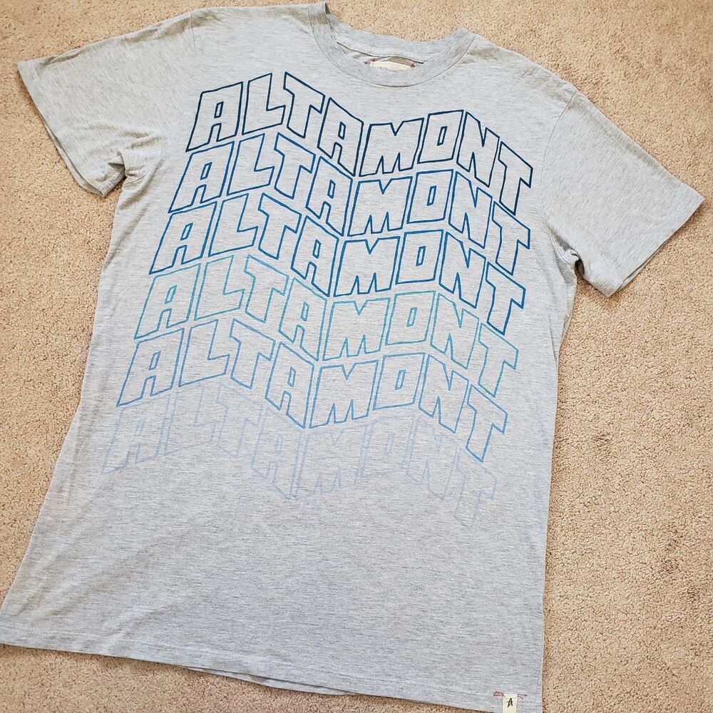 Vintage Y2K Altamont Skateboarding Size XL Mens Grey T-Shirt Spellout Skate - Picture 2 of 8